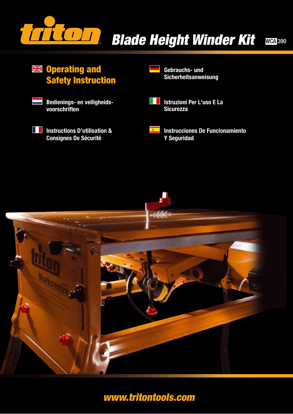 Triton WCA 390 User Manual | 15 pages