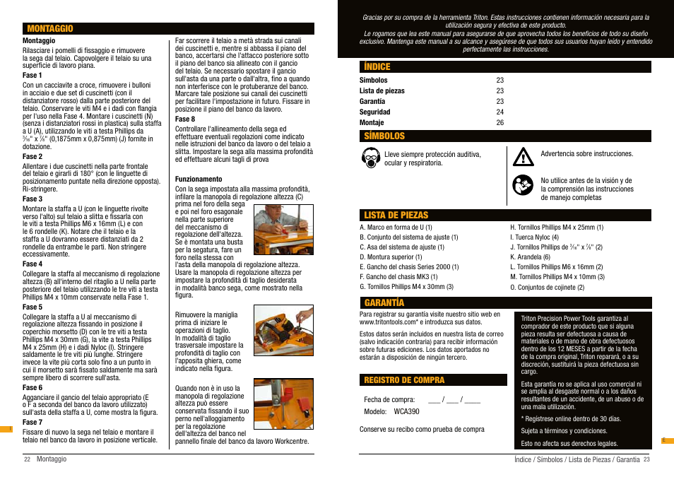 Triton WCA 390 User Manual | Page 12 / 15
