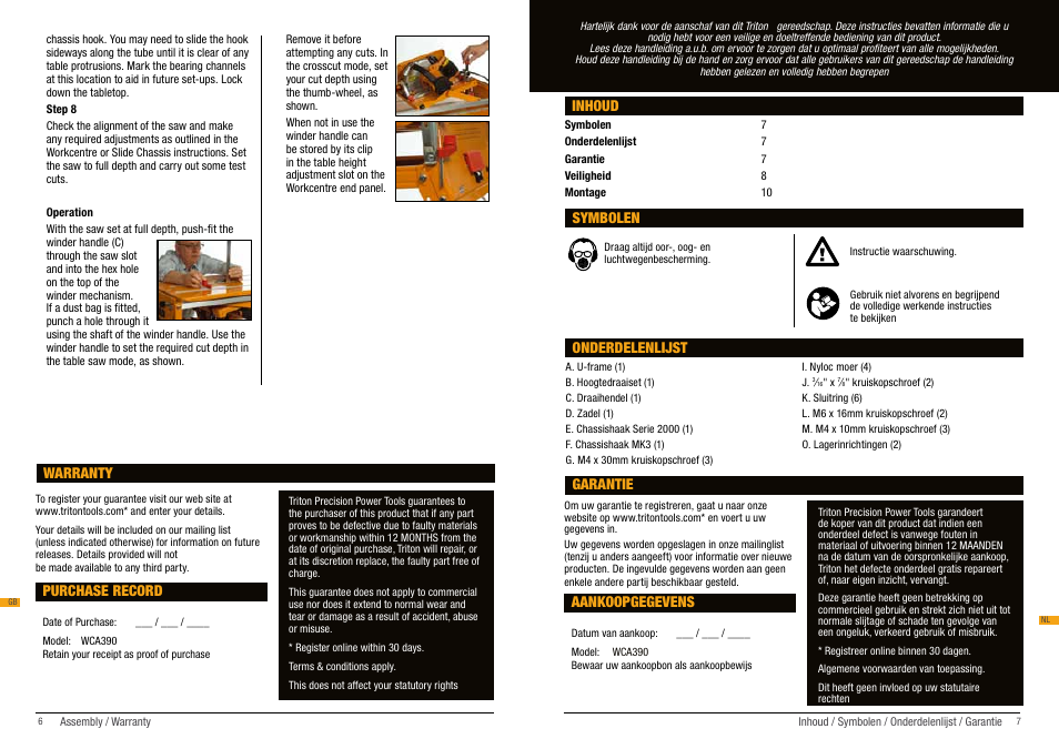 Triton WCA 390 User Manual | Page 4 / 15