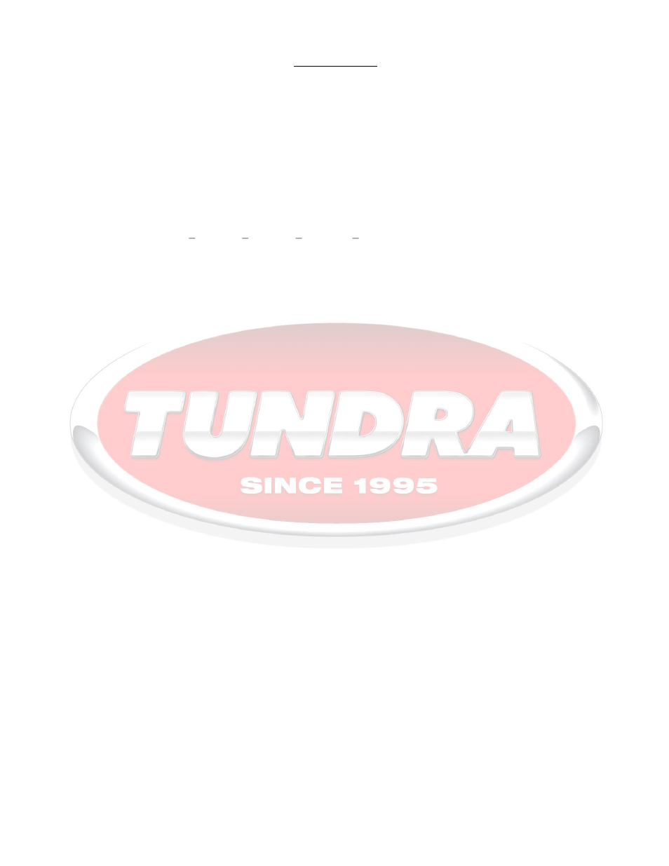 Tundra HDi3000 User Manual | Page 2 / 19