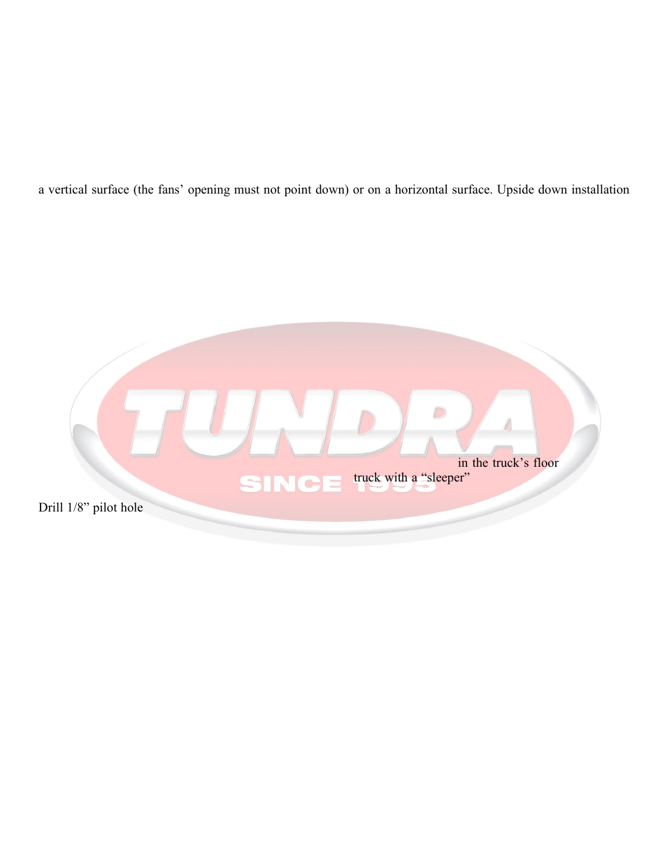 Mounting the inverter, Battery cables, Strain reliefs installation | Ground (not the negative) | Tundra HDi3000 User Manual | Page 9 / 19