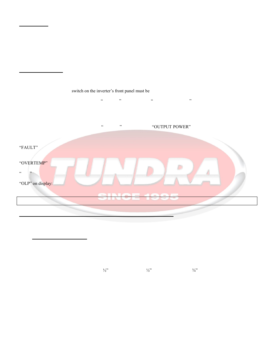 Permanent installation, Recommended material, Recommended tools | 3 permanent installation | Tundra HDI3024 User Manual | Page 4 / 14