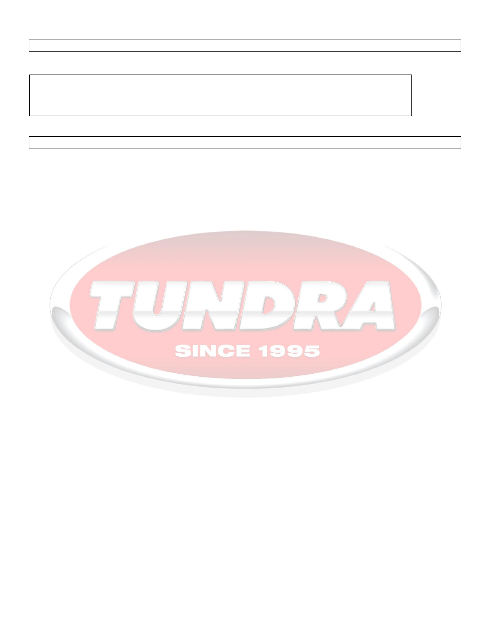 Input / output specifications, Limited one year warranty | Tundra IBC2524 User Manual | Page 7 / 7
