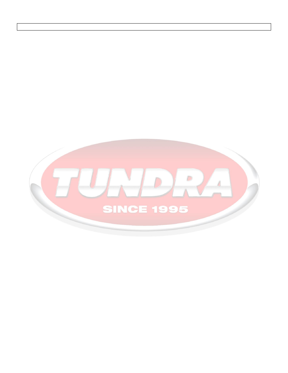 Limited one year warranty | Tundra IBC70 User Manual | Page 8 / 8