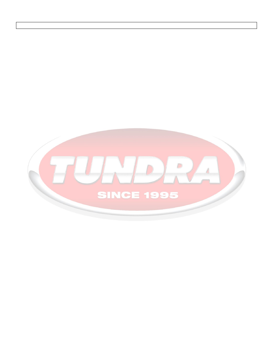 Limited one year warranty | Tundra IBC80 User Manual | Page 8 / 8