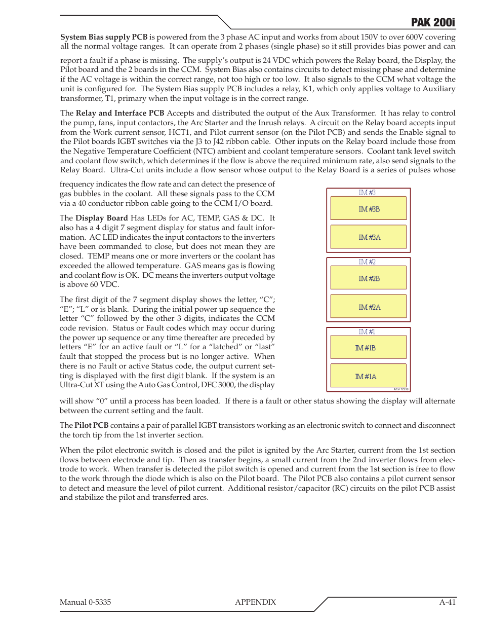 Pak 200i | Tweco PAK 200i User Manual | Page 121 / 160
