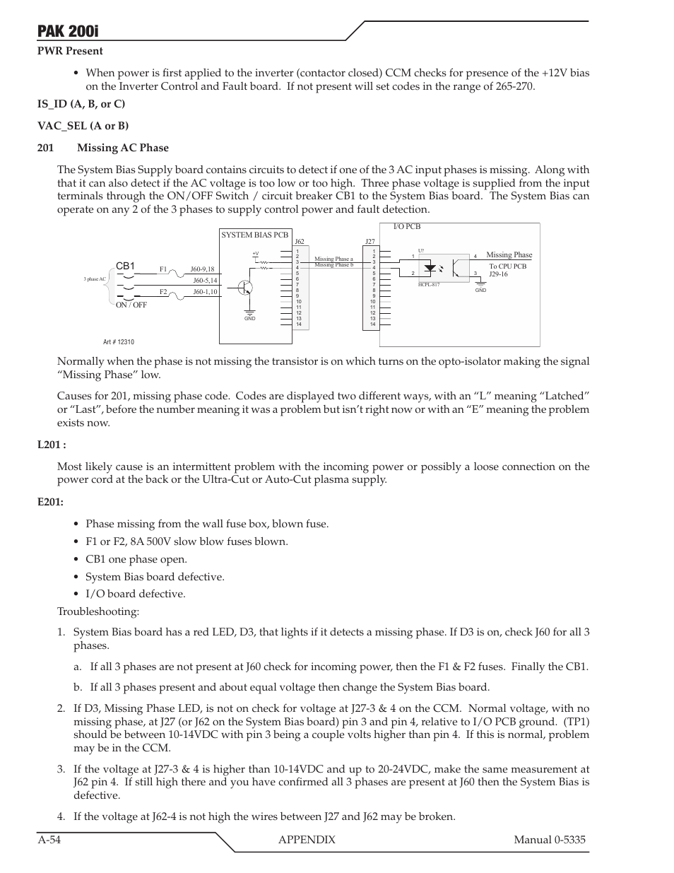 Pak 200i | Tweco PAK 200i User Manual | Page 134 / 160