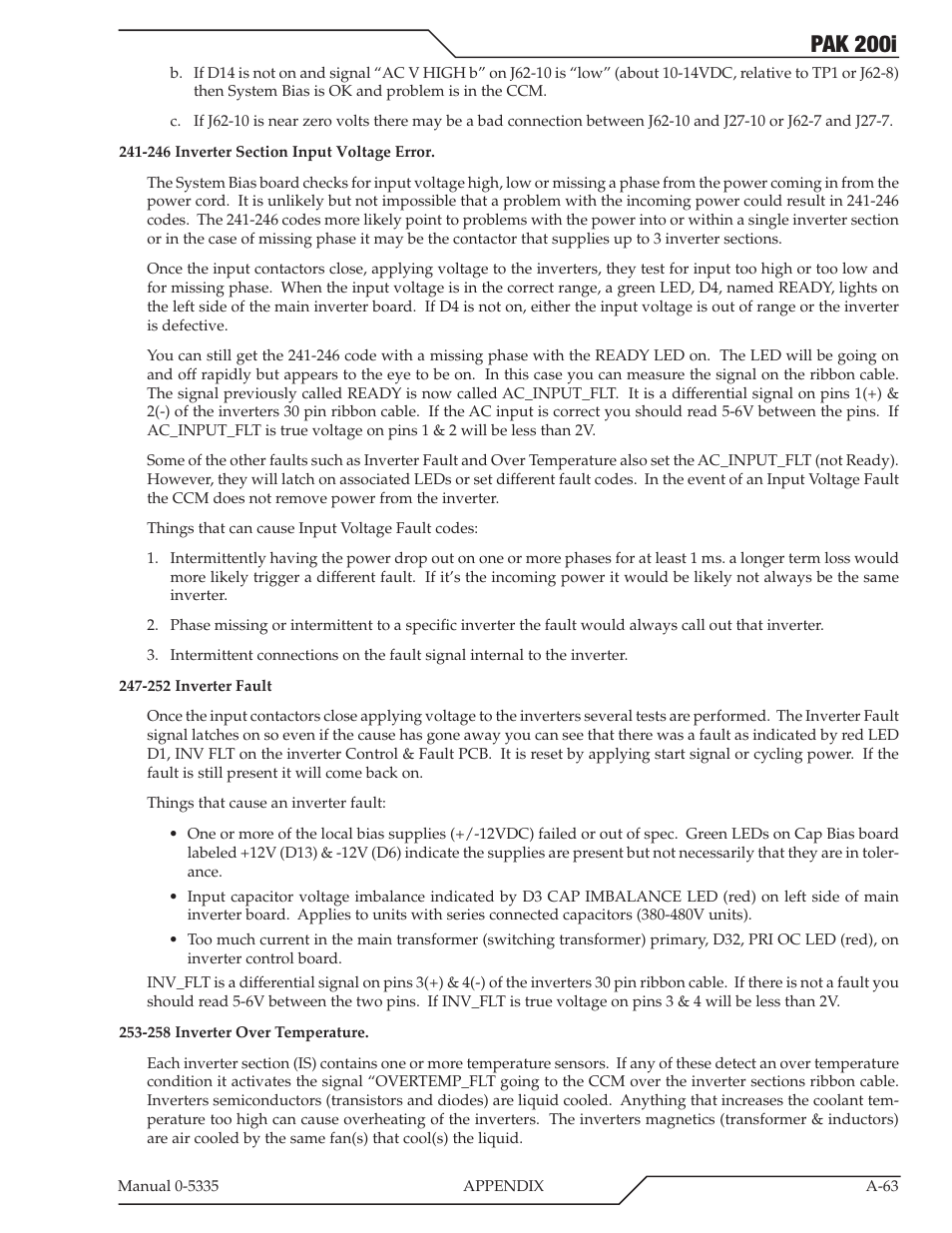 Pak 200i | Tweco PAK 200i User Manual | Page 143 / 160