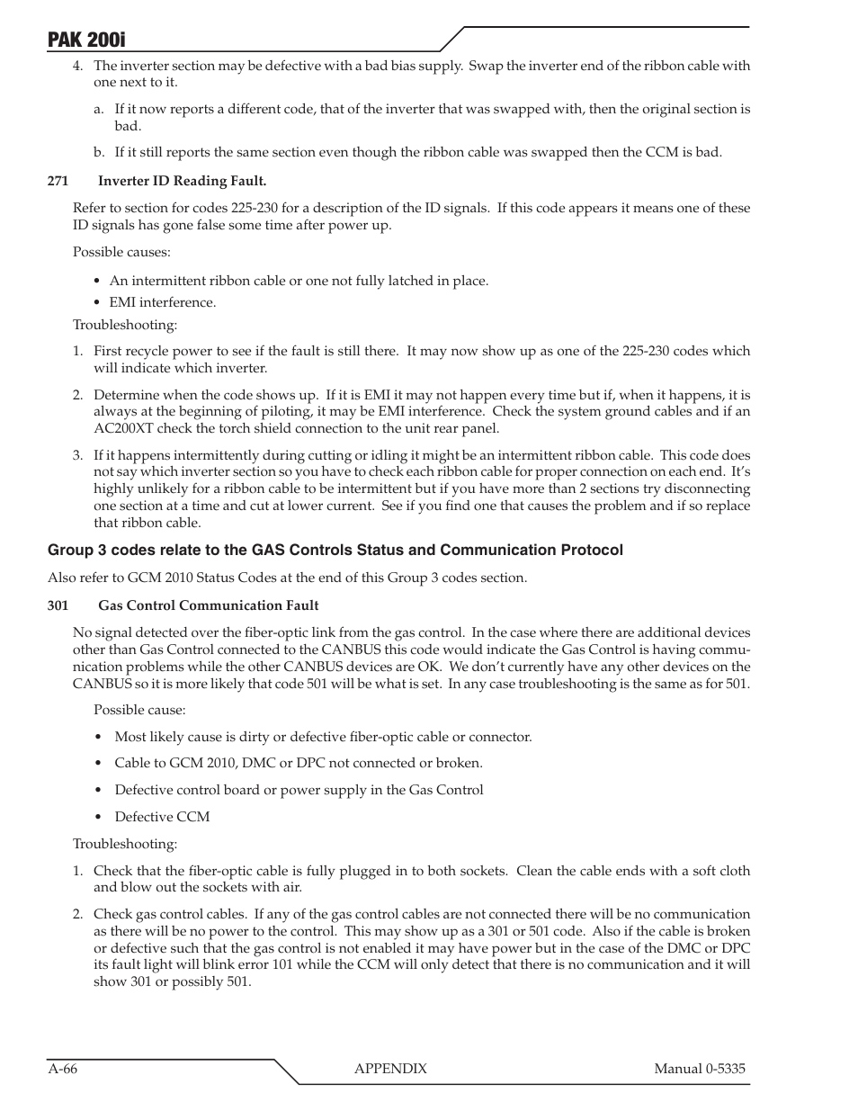 Pak 200i | Tweco PAK 200i User Manual | Page 146 / 160