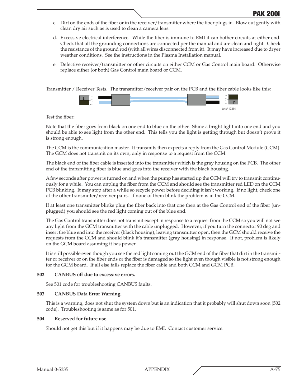 Pak 200i | Tweco PAK 200i User Manual | Page 155 / 160