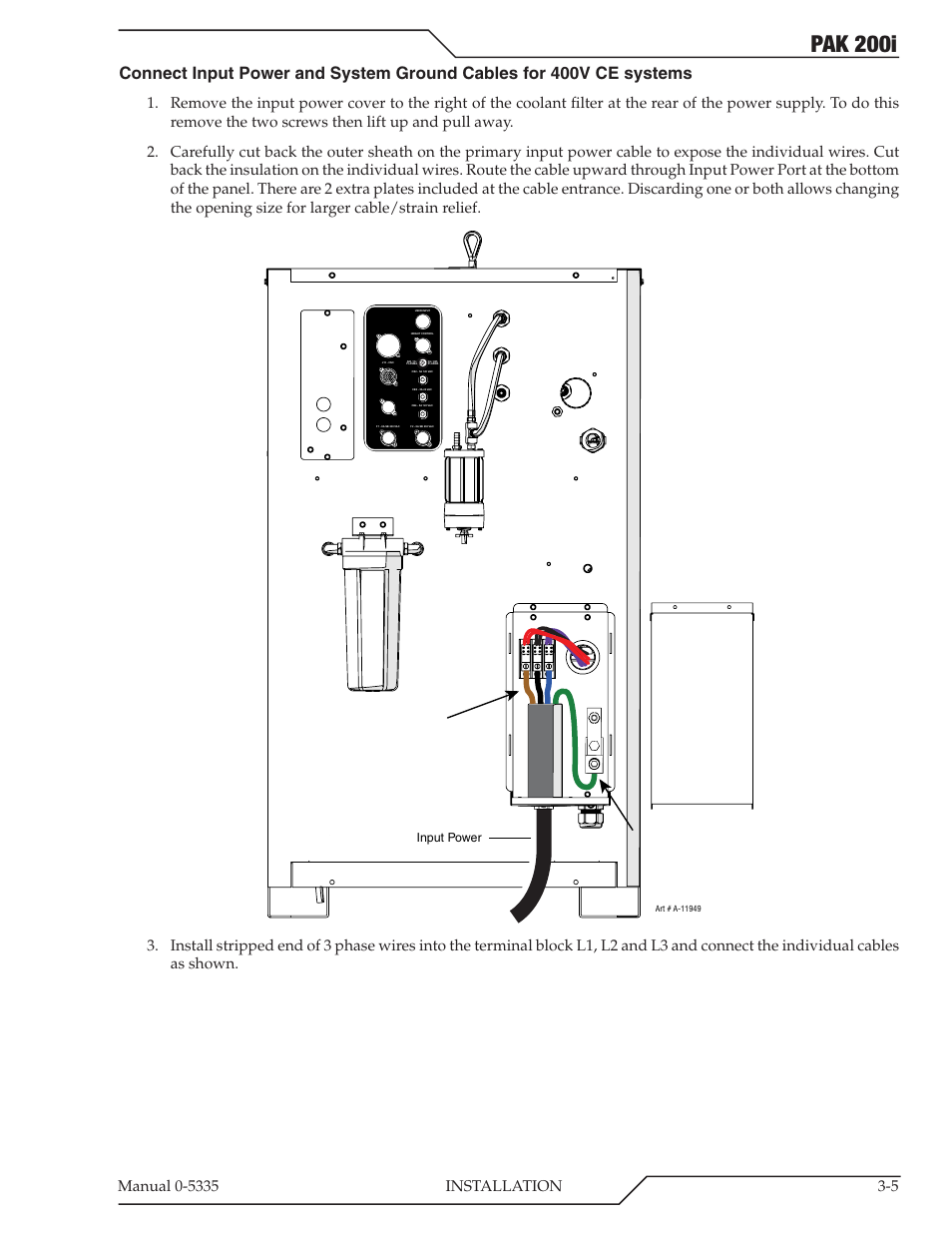 Pak 200i | Tweco PAK 200i User Manual | Page 29 / 160