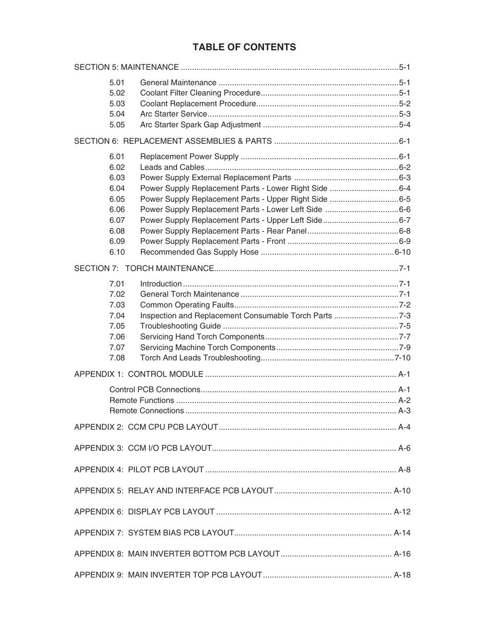 Tweco PAK 200i User Manual | Page 6 / 160