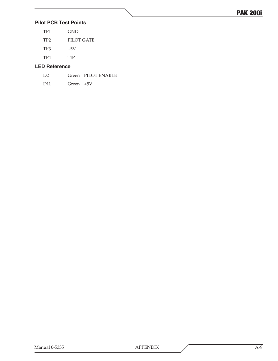 Pak 200i | Tweco PAK 200i User Manual | Page 89 / 160