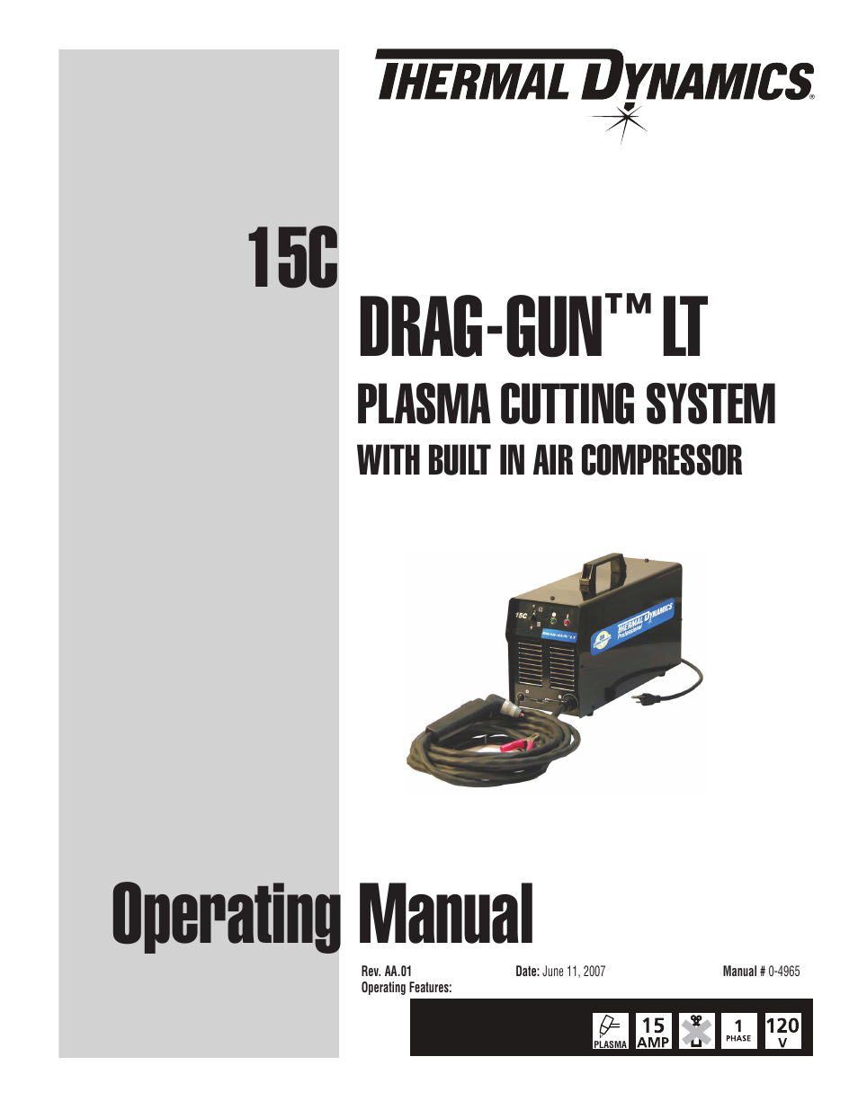 Tweco 15C Drag-Gun LT User Manual | 32 pages