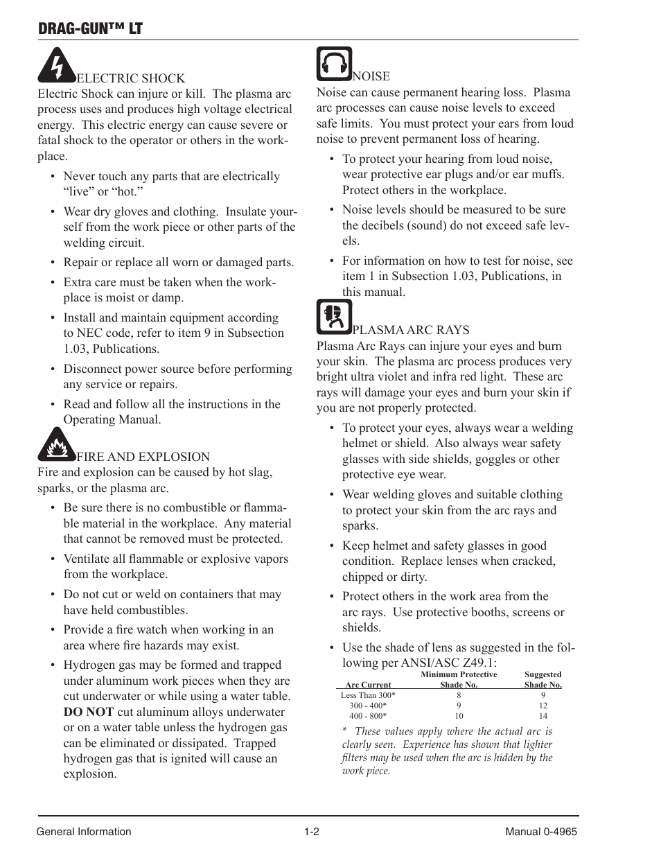 Drag-gun™ lt | Tweco 15C Drag-Gun LT User Manual | Page 8 / 32