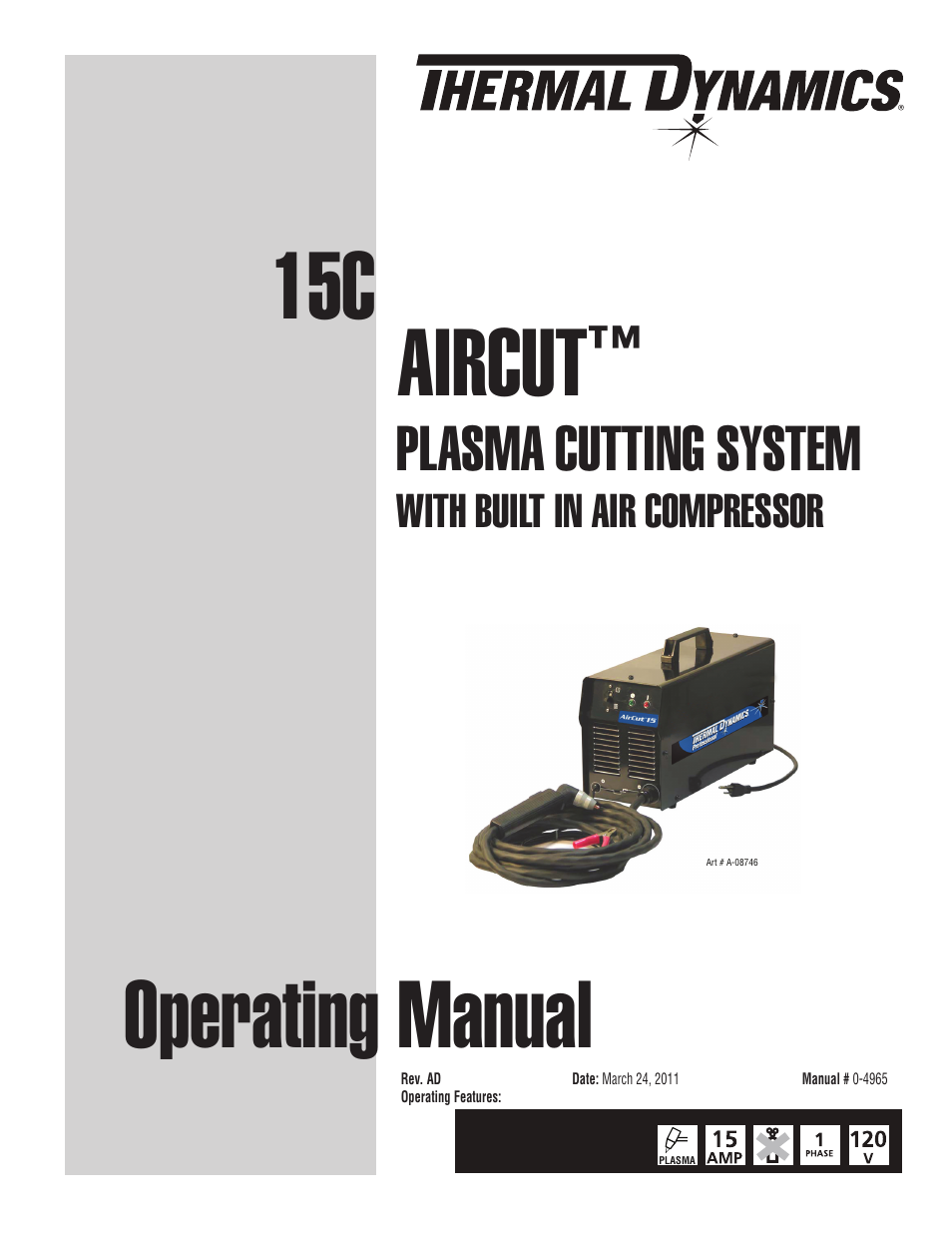 Tweco AirCut 15C User Manual | 36 pages
