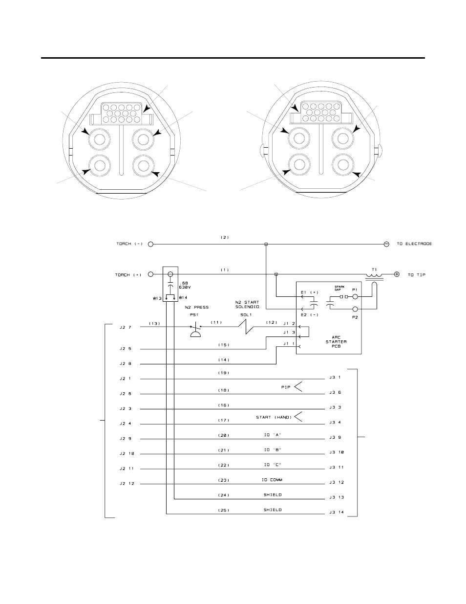 Appendix i: interconnecting diagram | Tweco Merlin 3000 Cutting Systems User Manual | Page 29 / 32