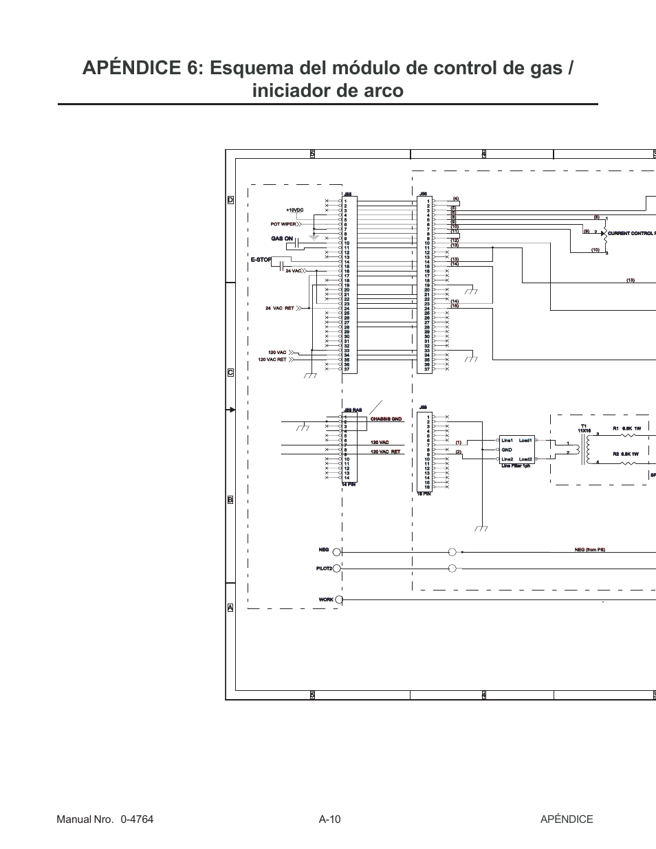 Basic gas c basic gas control & arc starter torch, Power supply | Tweco 100 Auto-Cut User Manual | Page 102 / 104