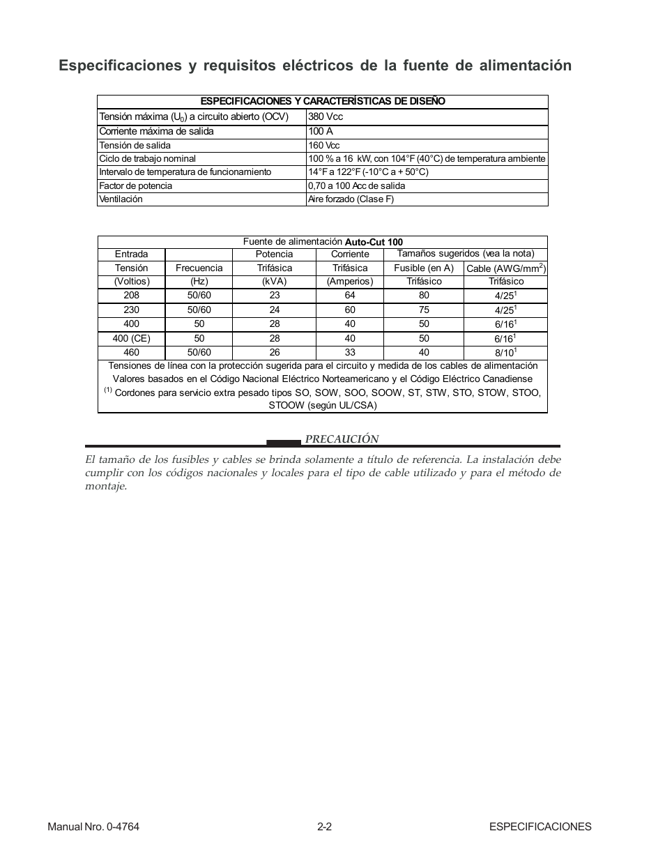 Tweco 100 Auto-Cut User Manual | Page 14 / 104