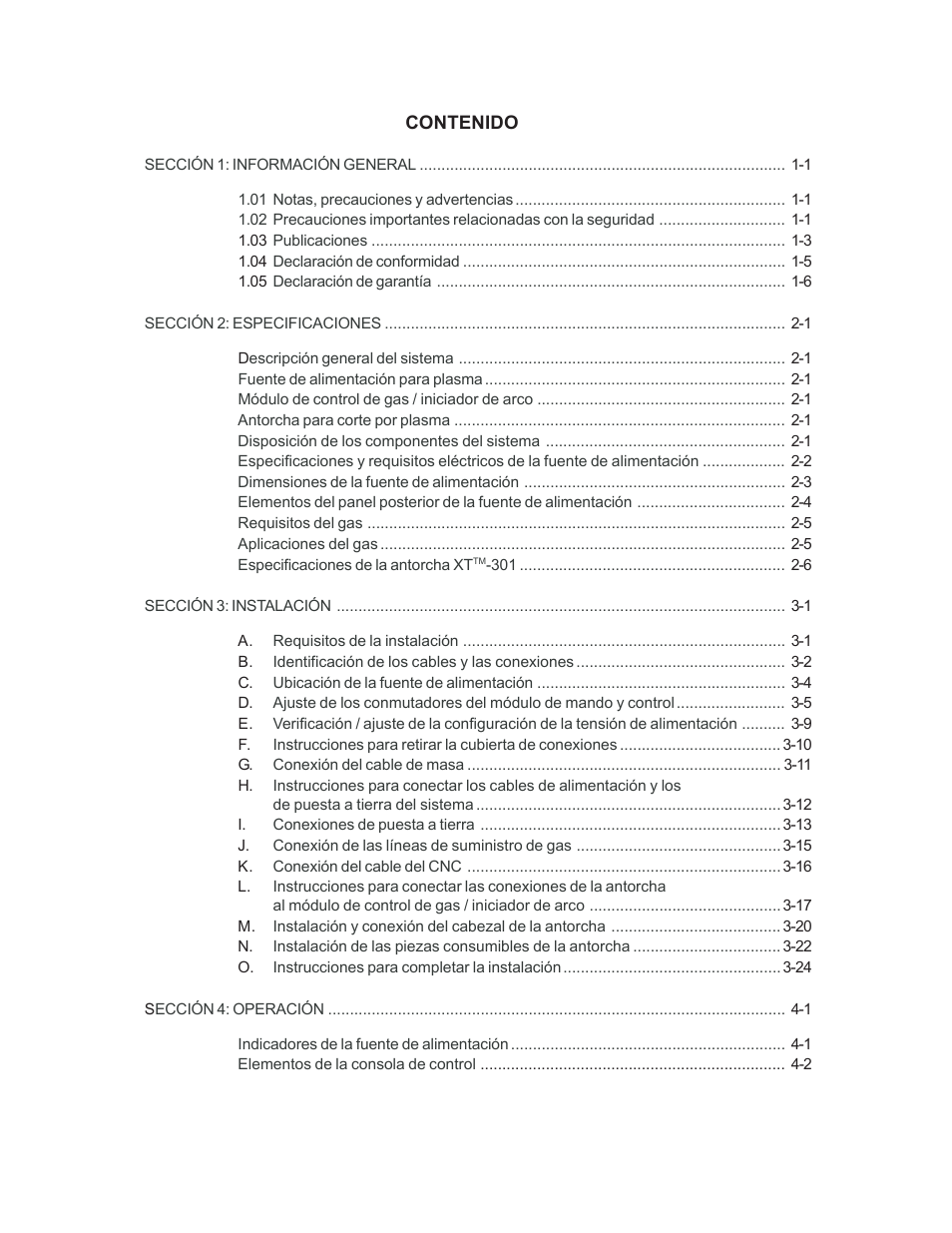 Tweco 100 Auto-Cut User Manual | Page 4 / 104