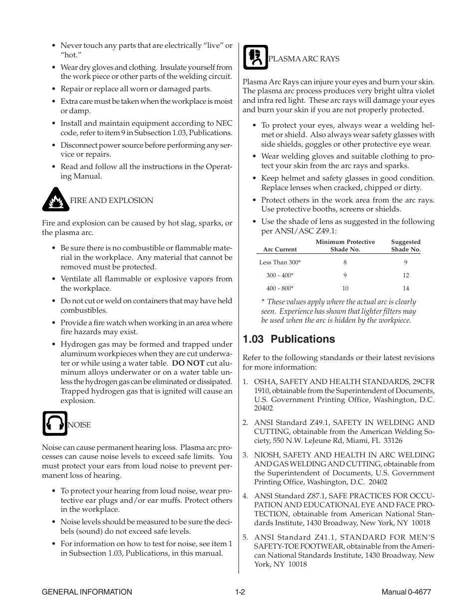 03 publications | Tweco C-20A CUTSKILL User Manual | Page 8 / 32