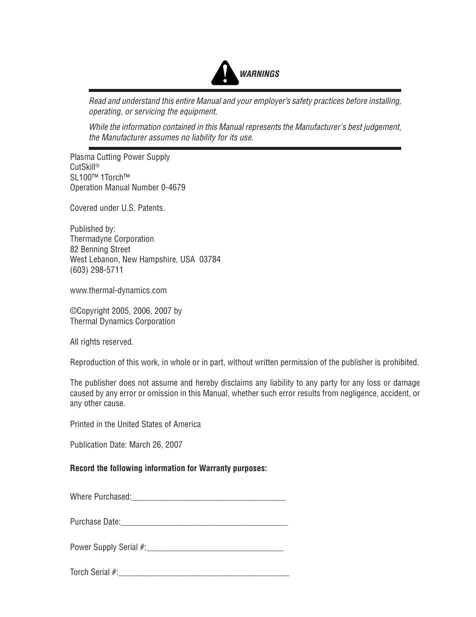 Tweco C-70A CUTSKILL User Manual | Page 3 / 36