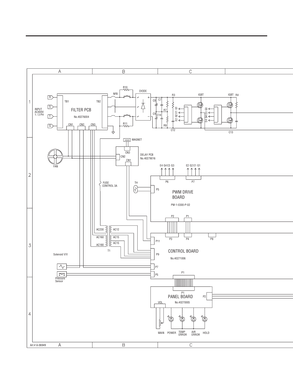 Appendix 5: 400 volt ce system schematic | Tweco C-70A CUTSKILL User Manual | Page 32 / 36