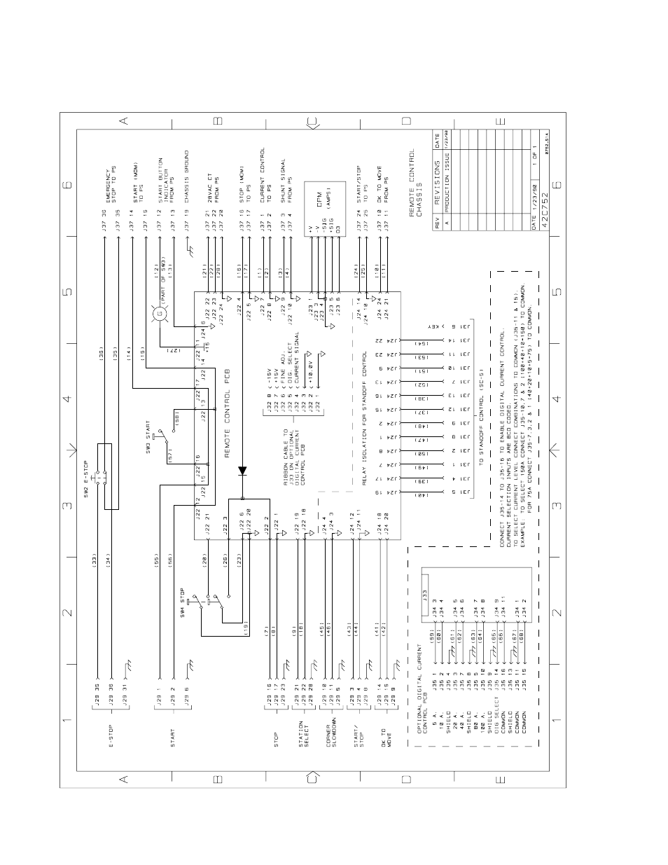 6 remote control chassis schematic, 6 remote control chassis schematic -6 | Tweco 15XC CE Merlin PAK User Manual | Page 130 / 134