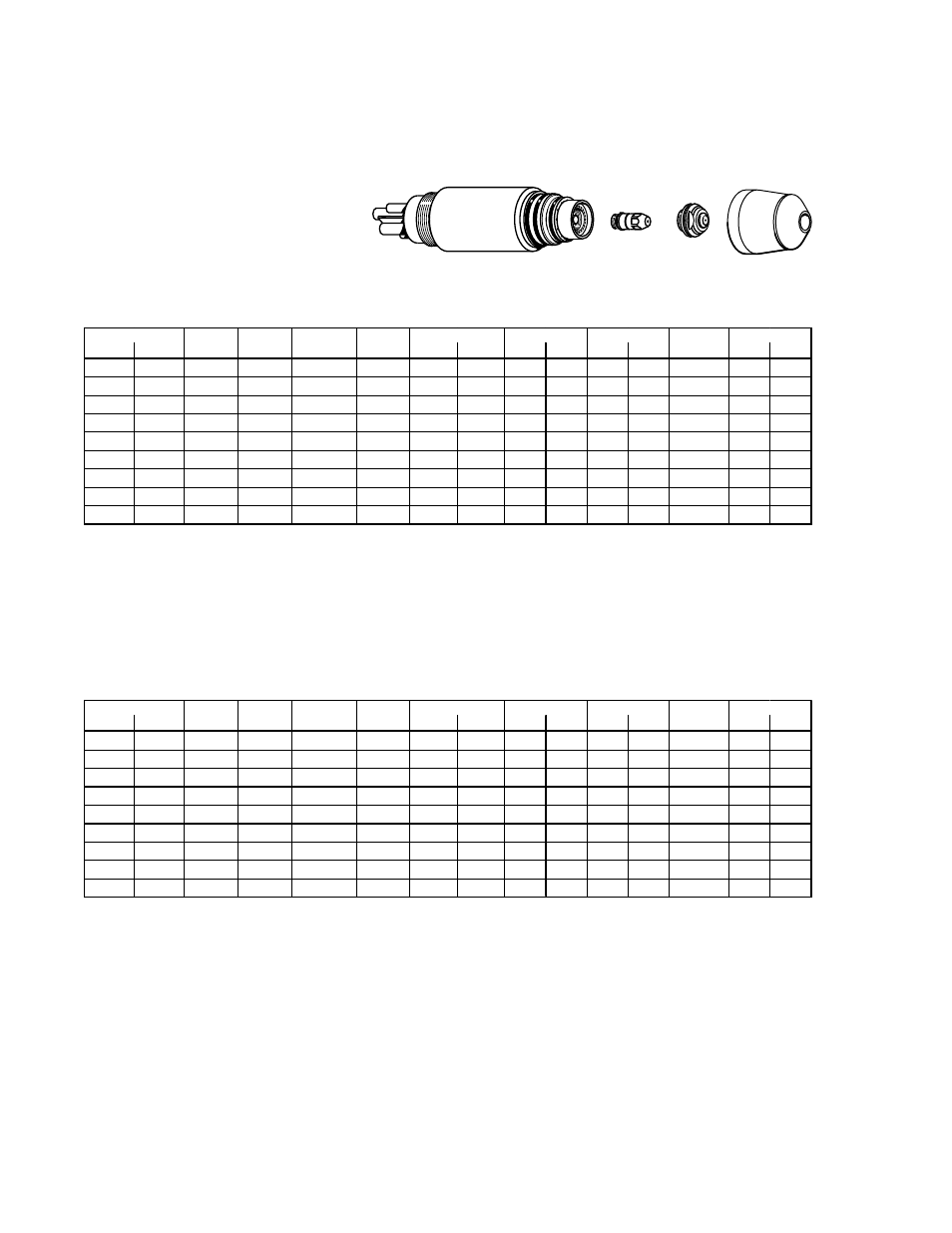 Nitrogen plasma / air secondary, Electrode tip shield cup pcm-150 torch head | Tweco 15XC CE Merlin PAK User Manual | Page 68 / 134