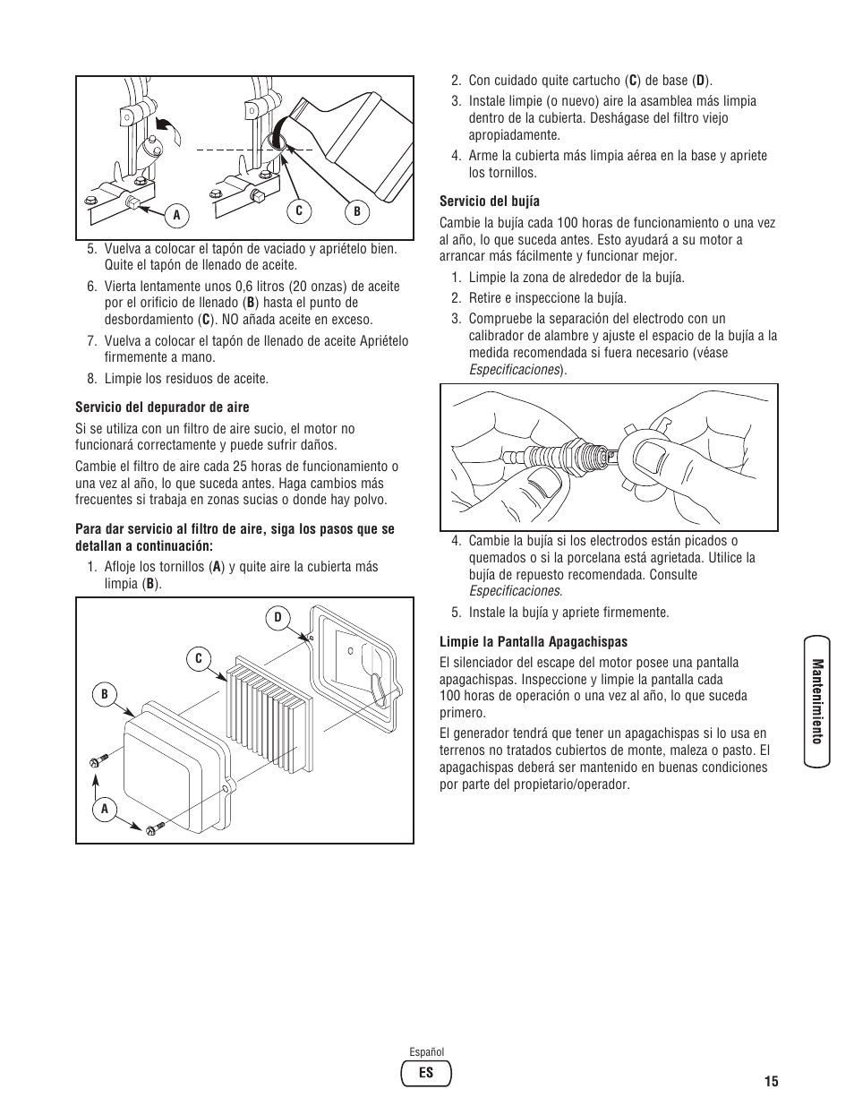 Briggs & Stratton 3500 Watt User Manual | Page 41 / 48