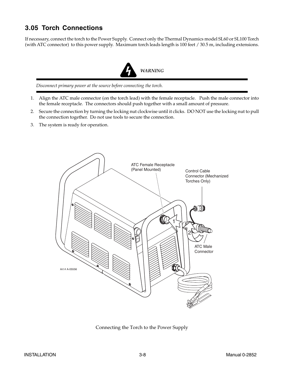 05 torch connections | Tweco CutMaster 101 User Manual | Page 24 / 62