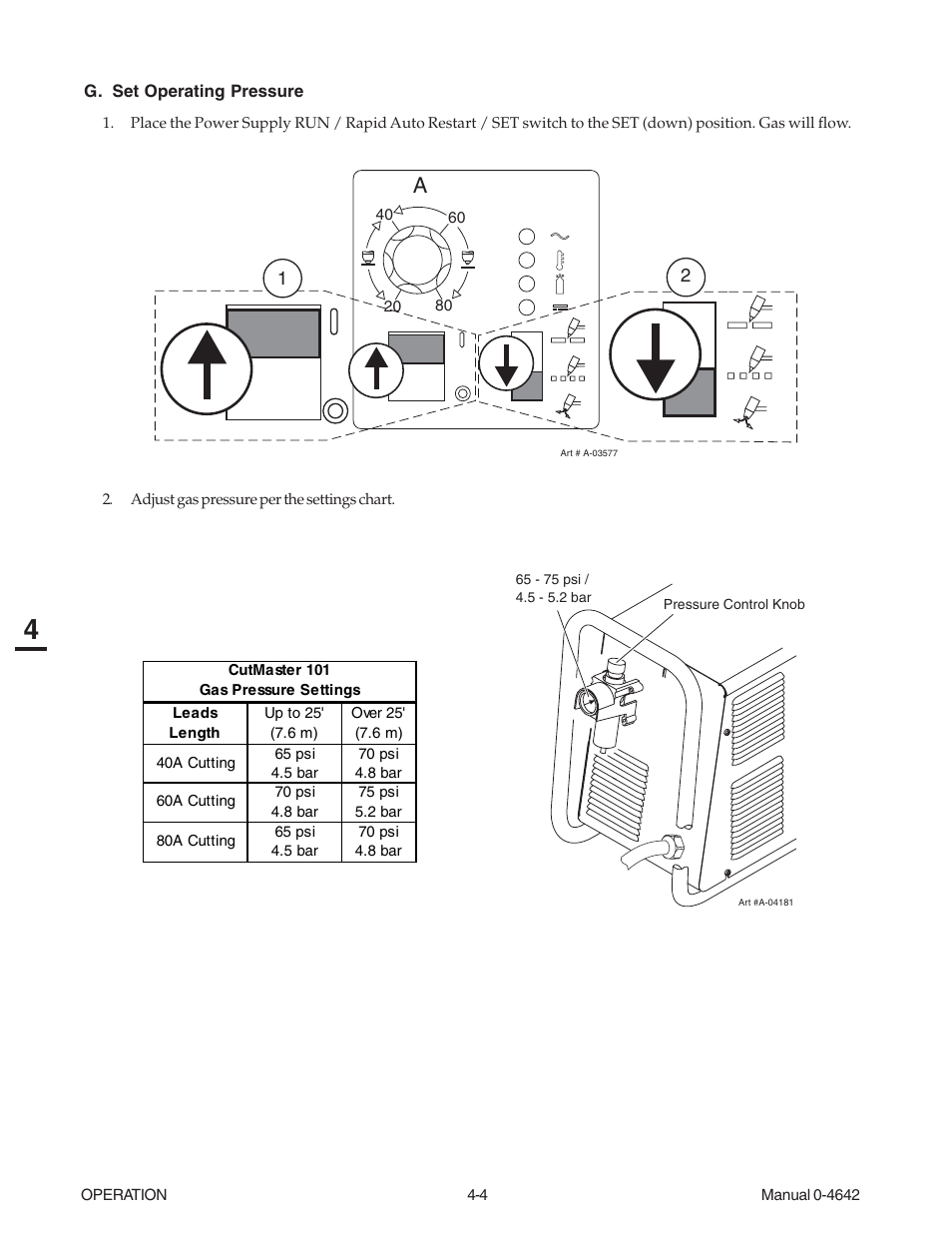 Tweco CutMaster 101 with SL100SV User Manual | Page 44 / 172