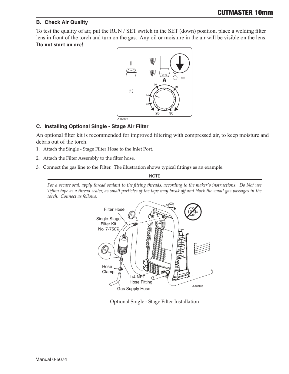 Cutmaster 10mm | Tweco CutMaster 10mm User Manual | Page 25 / 66