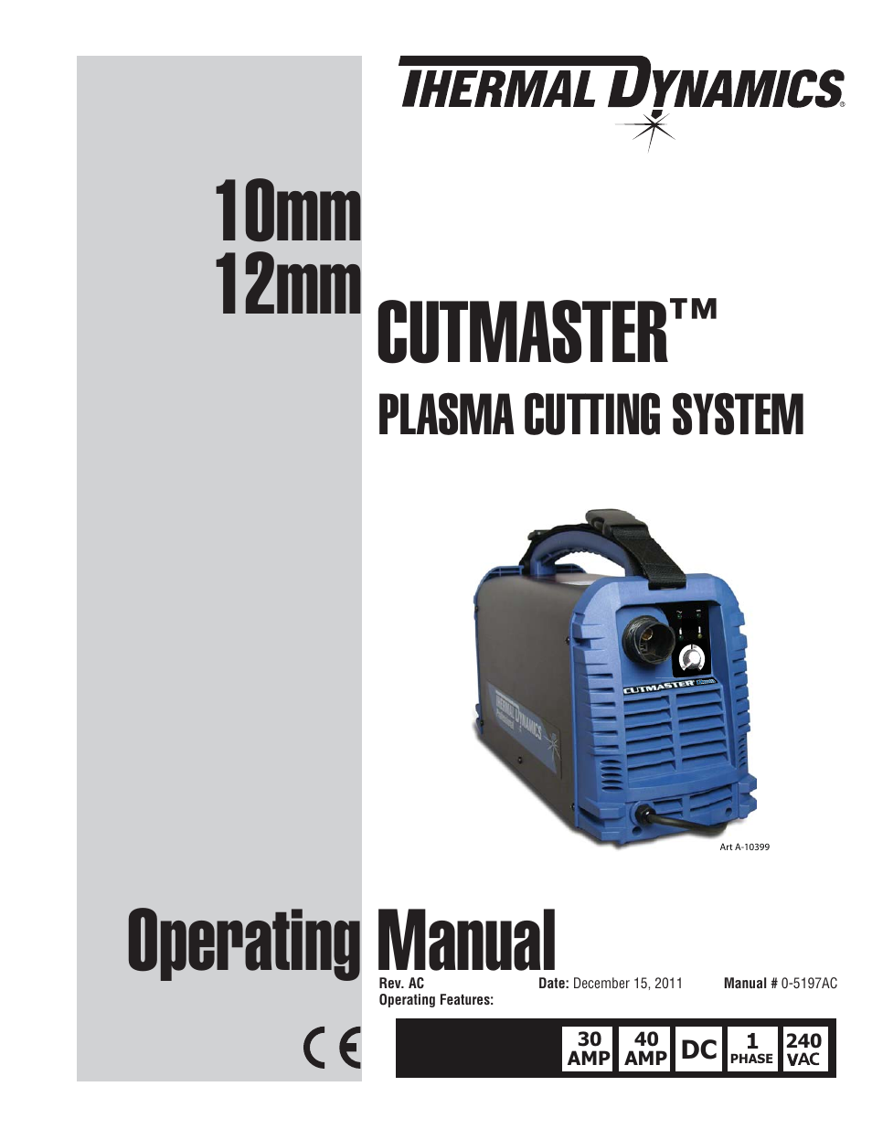 Tweco CutMaster 10mm-12mm User Manual | 44 pages