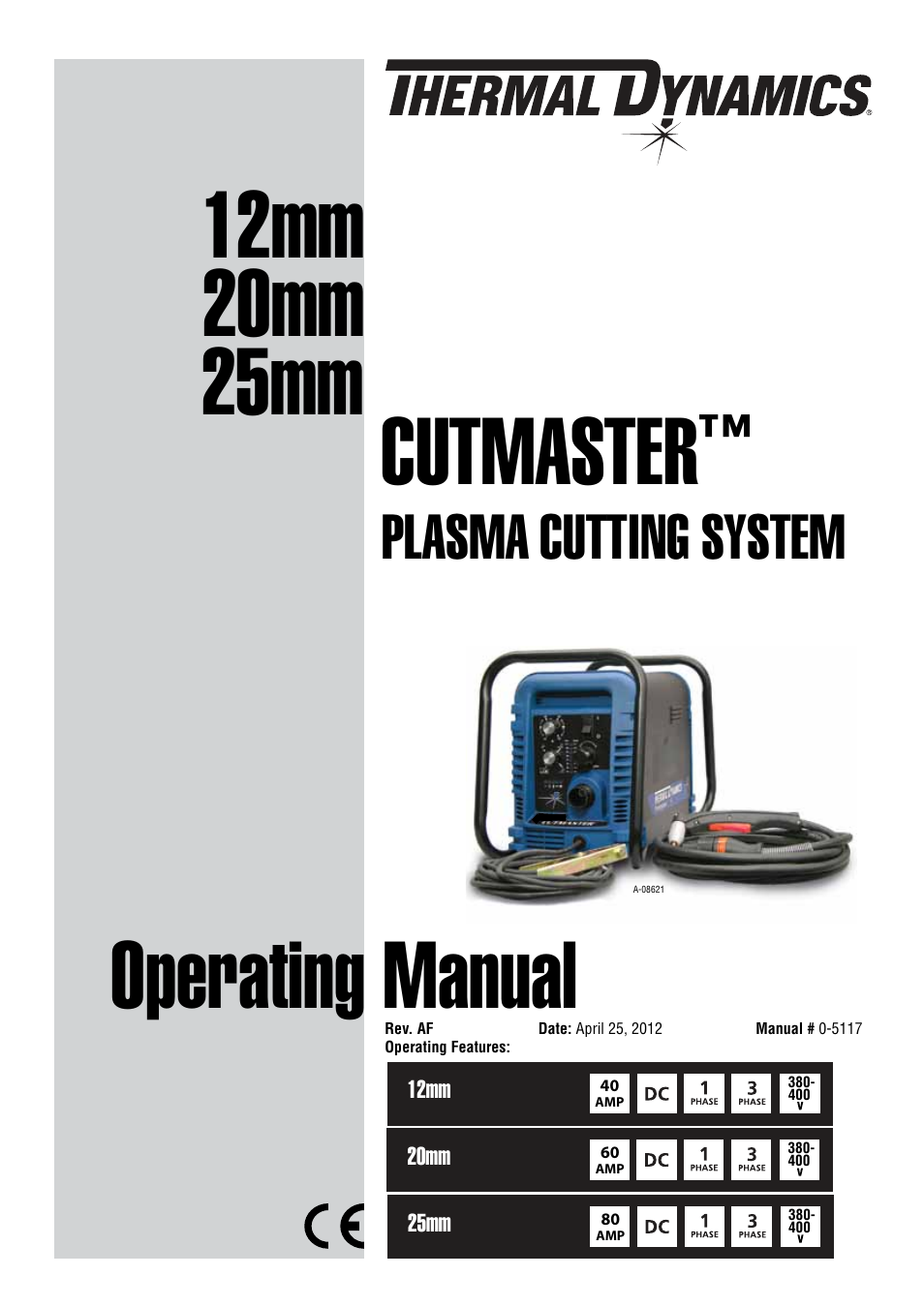 Tweco CutMaster 12mm-20mm-25mm User Manual | 80 pages