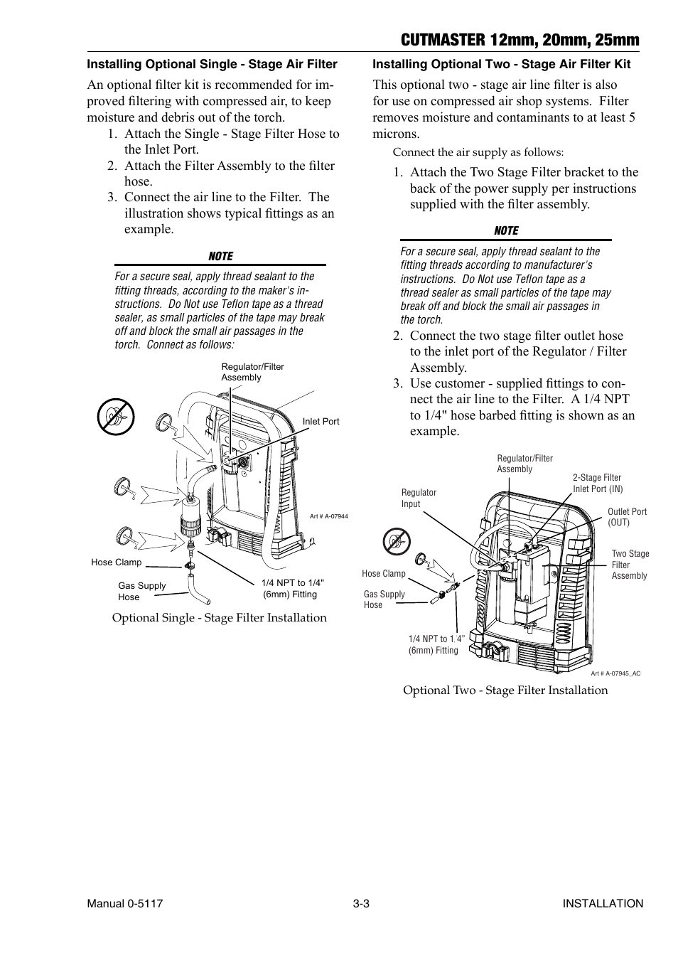 Tweco CutMaster 12mm-20mm-25mm User Manual | Page 25 / 80