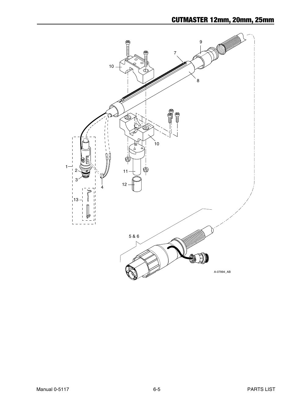 Tweco CutMaster 12mm-20mm-25mm User Manual | Page 65 / 80