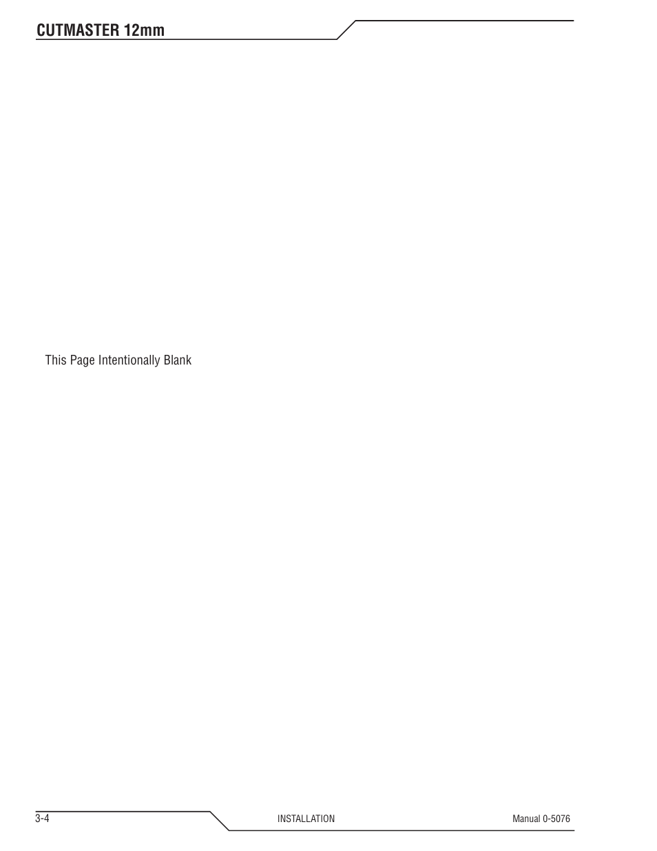 Cutmaster 12mm | Tweco CutMaster 12mm User Manual | Page 26 / 76