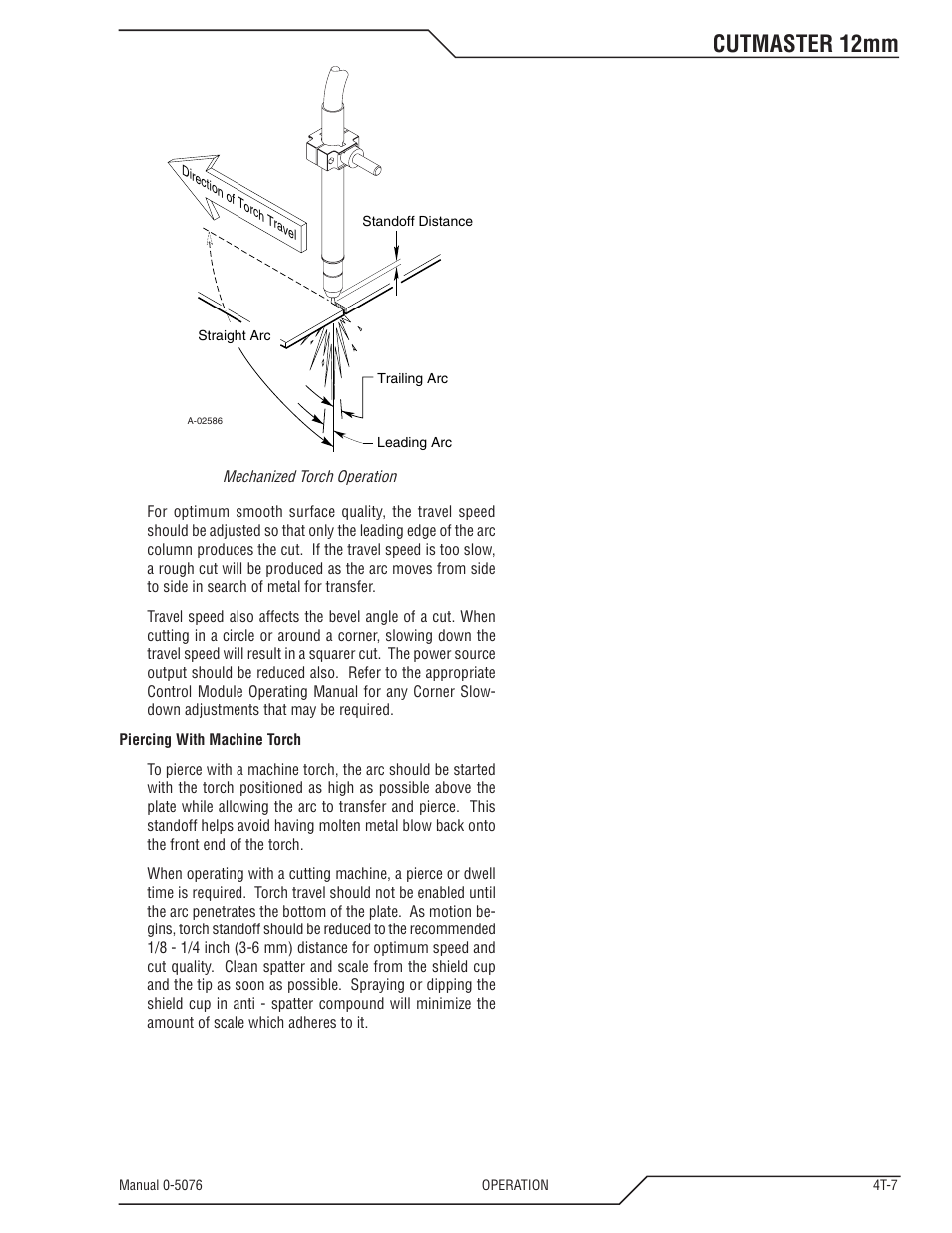Cutmaster 12mm | Tweco CutMaster 12mm User Manual | Page 39 / 76