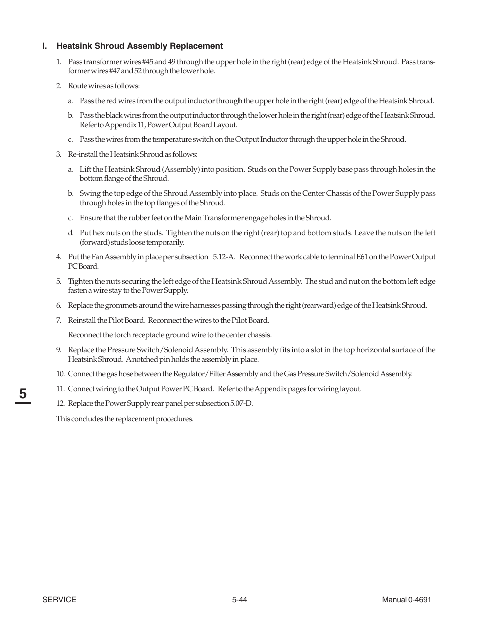 Tweco 151 with SL100SV User Manual | Page 112 / 172