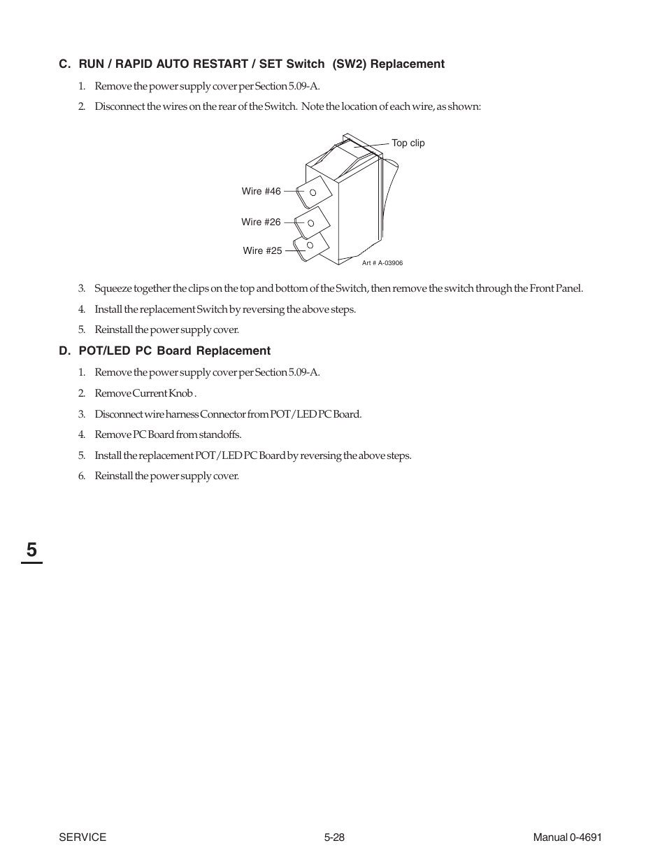 Tweco 151 with SL100SV User Manual | Page 96 / 172