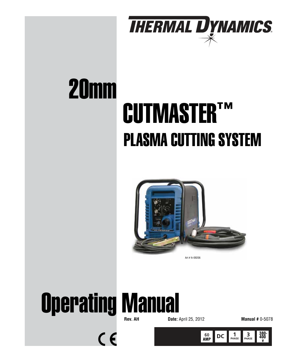 Tweco 20mm Cutmaster User Manual | 80 pages