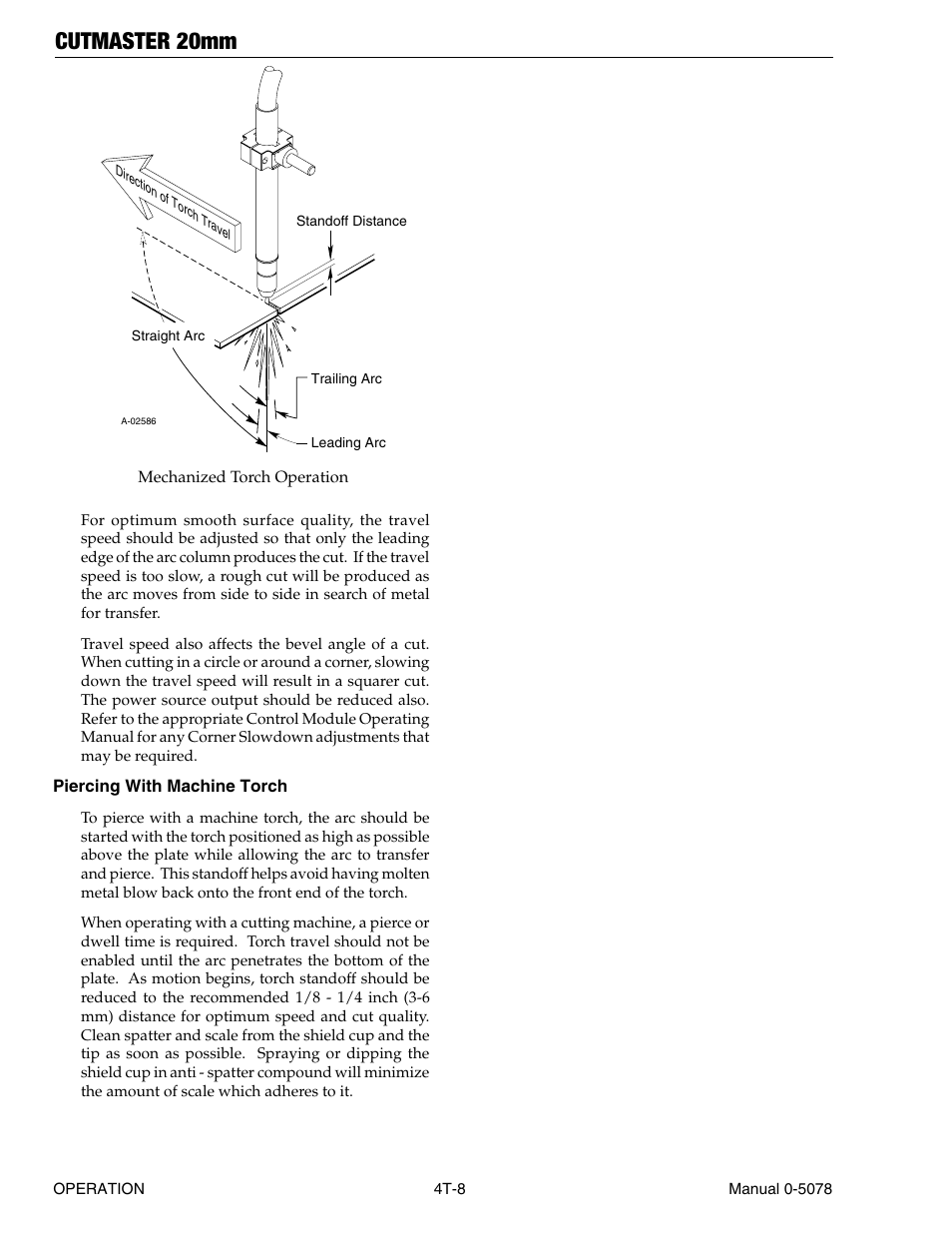 Cutmaster 20mm | Tweco 20mm Cutmaster User Manual | Page 40 / 80