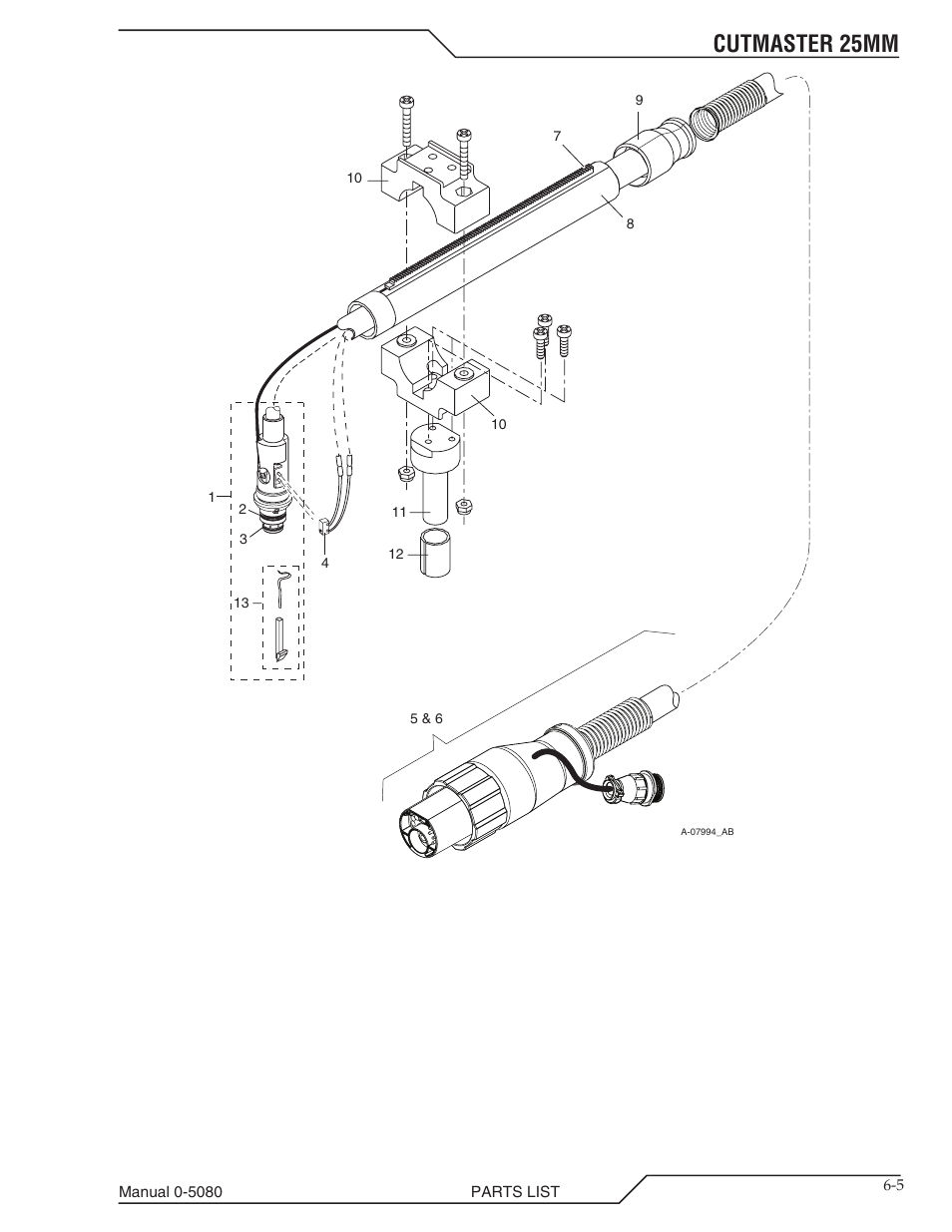 Cutmaster 25mm | Tweco 25mm Cutmaster User Manual | Page 67 / 80