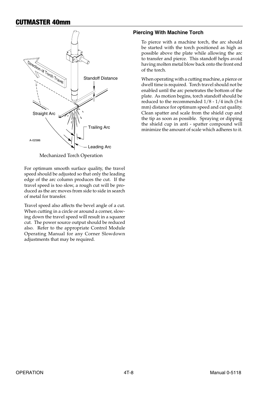 Cutmaster 40mm | Tweco CutMaster 35mm 40mm User Manual | Page 40 / 80