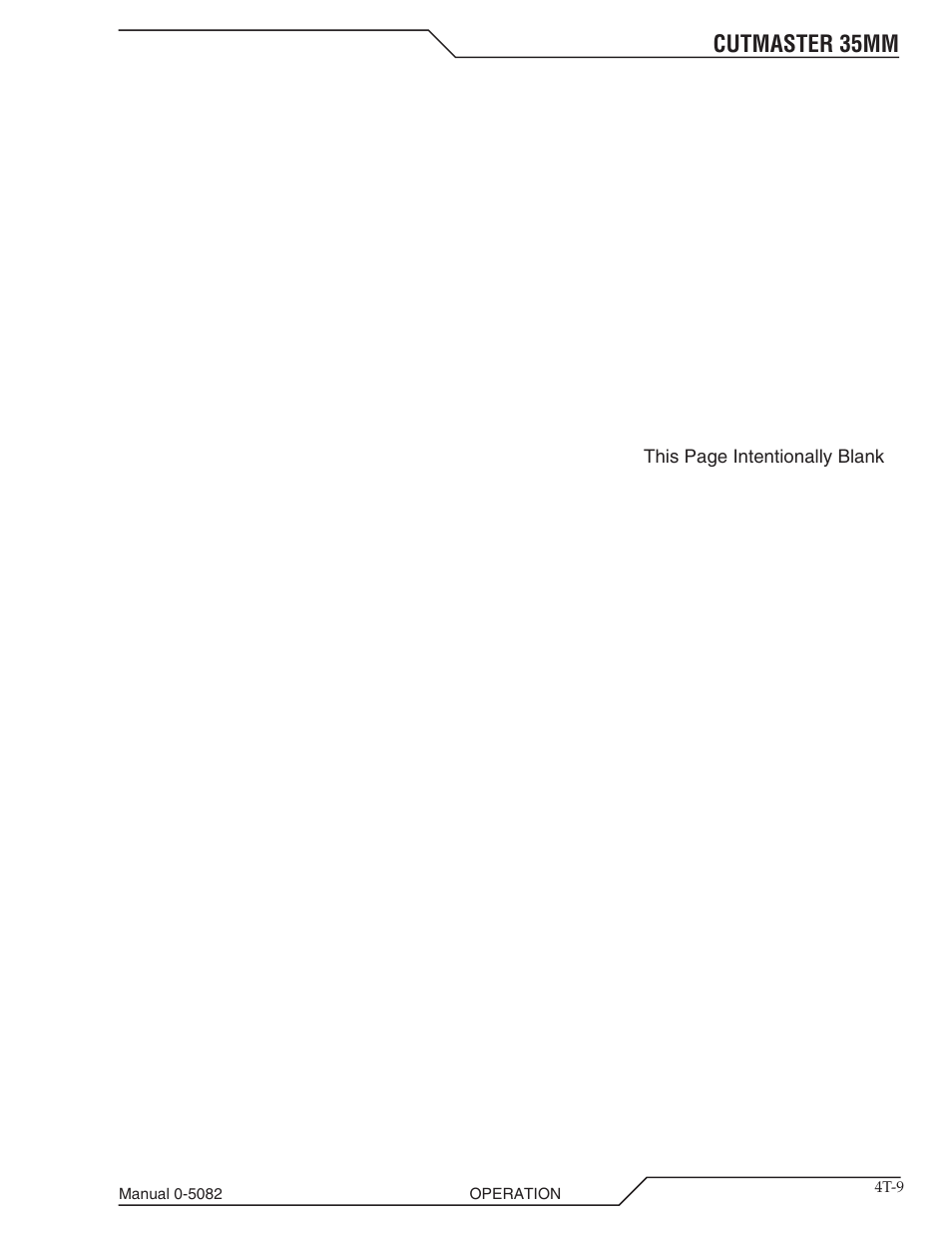 Cutmaster 35mm | Tweco CutMaster 35mm User Manual | Page 43 / 84