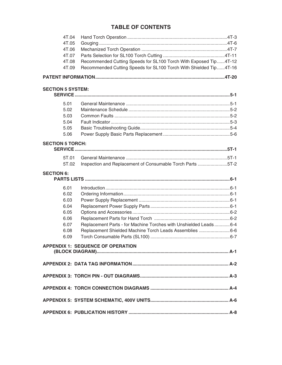 Tweco CutMaster 35mm User Manual | Page 6 / 84