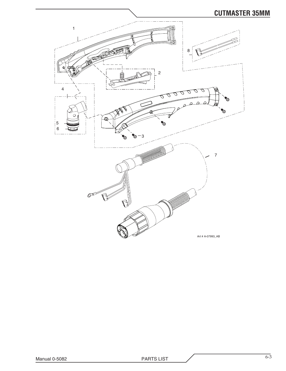 Cutmaster 35mm | Tweco CutMaster 35mm User Manual | Page 69 / 84