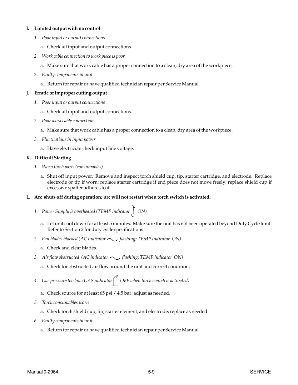 Tweco 38 CutMaster User Manual | Page 41 / 54