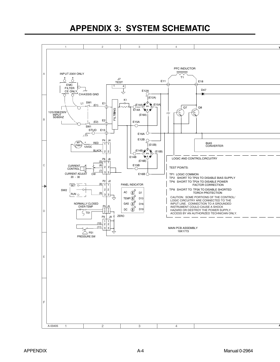 Appendix 3: system schematic | Tweco 38 CutMaster User Manual | Page 50 / 54